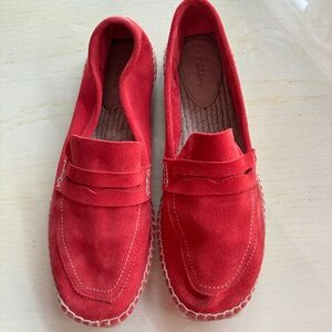 Boden Suede Loafer Espadrilles 39 (8.5)